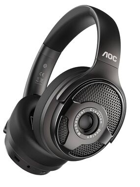 NIB AOC Wireless Headphones for TV, 48H Play time, 5mm Driver 2.4G and Bluetooth